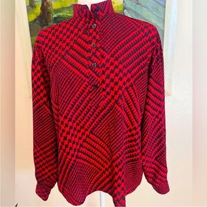 BALMAIN VINTAGE LARGE SILK BLOUSE